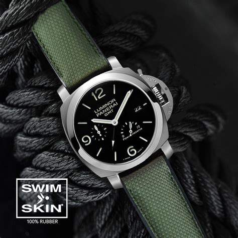 panerai with green strap|where to buy Panerai straps.